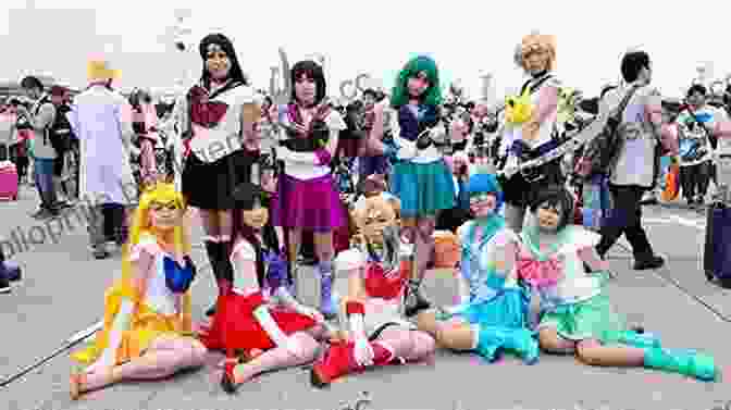 A Group Of Cosplayers Dressed As Characters From A Popular Japanese Anime Series. Otaku Japan: The Fascinating World Of Japanese Manga Anime Gaming Cosplay Toys Idols And More (Covers Over 450 Locations With More Than 400 Photographs And 21 Maps)