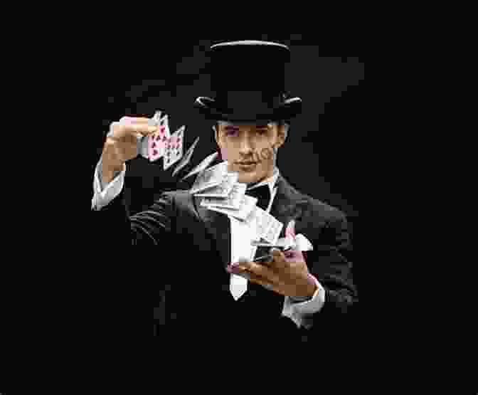 A Magician Performing A Card Trick The Royal Road To Card Magic