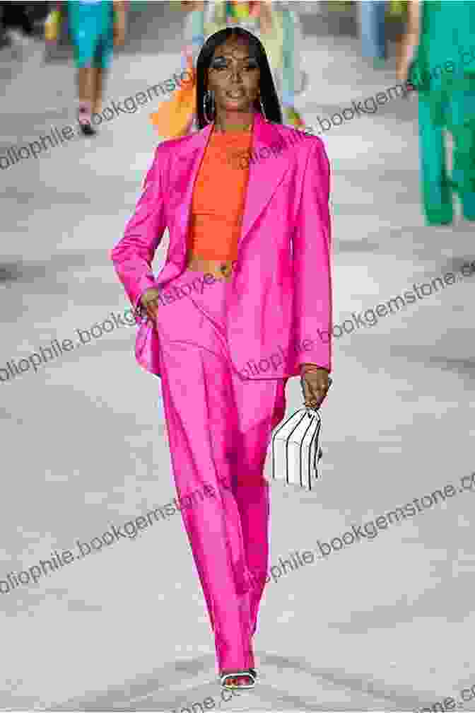 A Model Wearing A Bold And Colorful Outfit From The Latest Fashion Collection. SENSE N STYLE MAGAZINE: Issue No 6