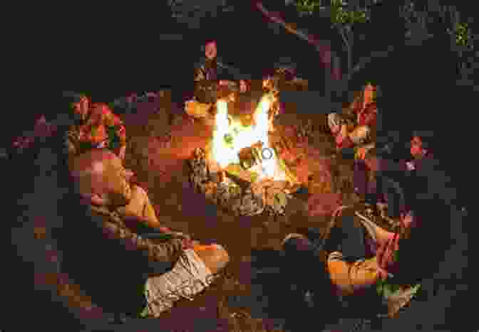 A Person Sitting In Front Of A Campfire, Telling A Story To A Group Of People. Advertising By Design: Generating And Designing Creative Ideas Across Media