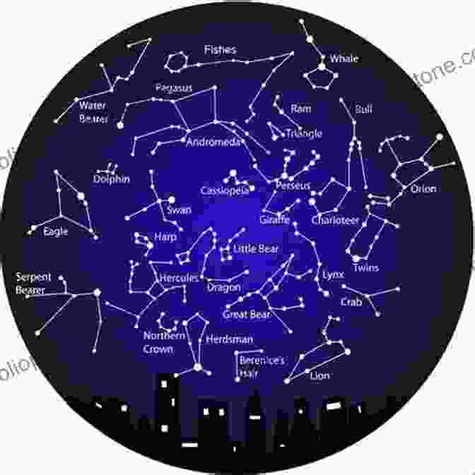 A Star Chart Depicting The Major Constellations In The Northern Hemisphere, Connecting The Stars With Intricate Lines To Form Recognizable Celestial Figures. The Sun And Her Stars: Salka Viertel And Hitler S Exiles In The Golden Age Of Hollywood