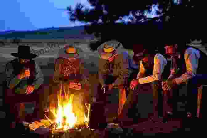 Arizona Ames Sharing A Campfire With A Group Of Settlers And Cowboys, Laughter And Camaraderie Filling The Air. Arizona Ames: A Western Story