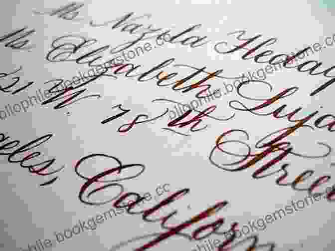 Elegant Copperplate Script Lettering Lettering Alphabets Artwork: Inspiring Ideas Techniques For 60 Hand Lettering Styles