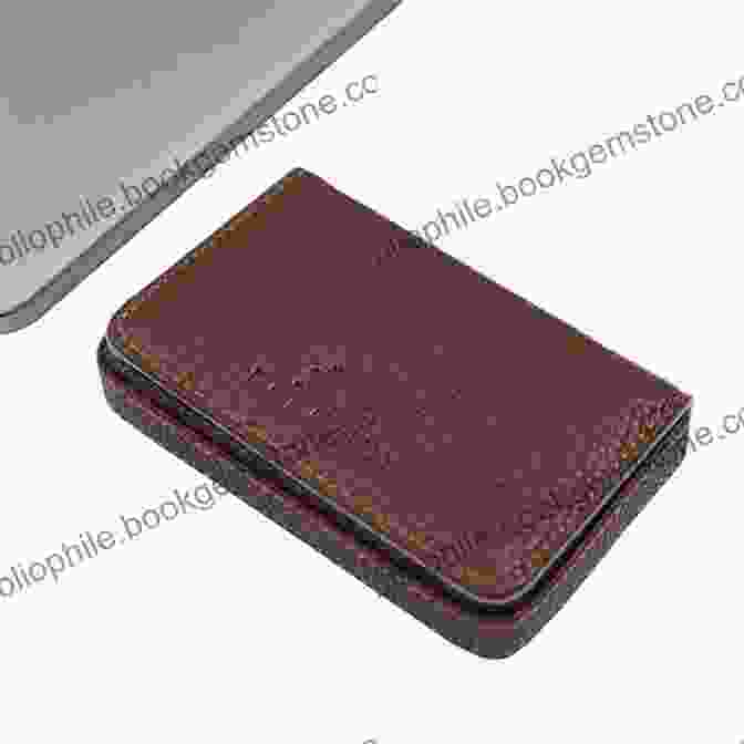 Image Of A Brown Leather Card Wallet The Leathercraft Handbook: 20 Unique Projects For Complete Beginners