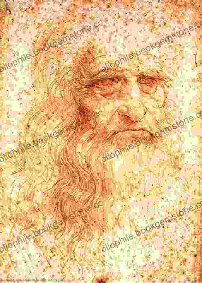Leonardo Da Vinci's Self Portrait, Showcasing His Enigmatic Gaze And Flowing Beard Oil And Marble: A Novel Of Leonardo And Michelangelo
