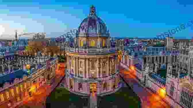 Panoramic View Of The Oxford Skyline, Showcasing The Iconic Radcliffe Camera And Surrounding Cityscape City Of Oxford Through Time