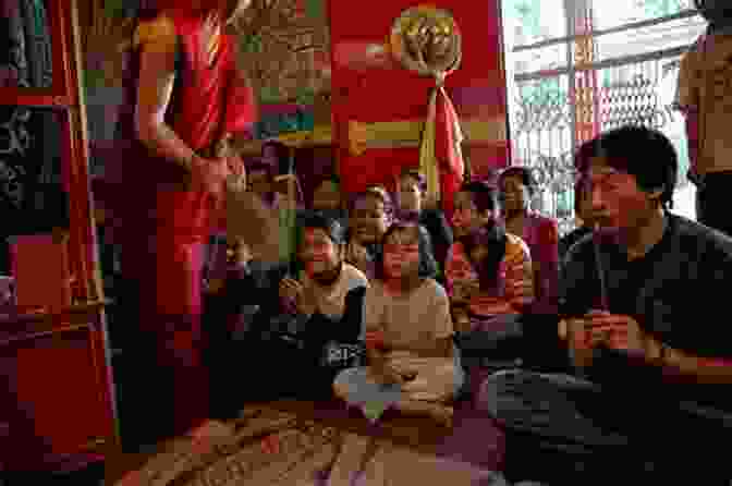 Sarah Goldstein Sits Cross Legged With A Group Of Tibetan Monks, Engaged In A Lively Discussion. A Jewish Mother In Shangri La
