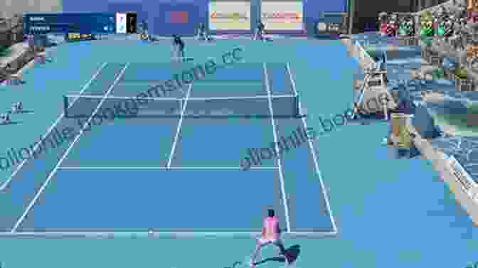 Secret Force: Quest For The Pro Tour II Gameplay Featuring A Tennis Match Between Two Players On A Clay Court Secret Force: Quest For The Pro Tour II
